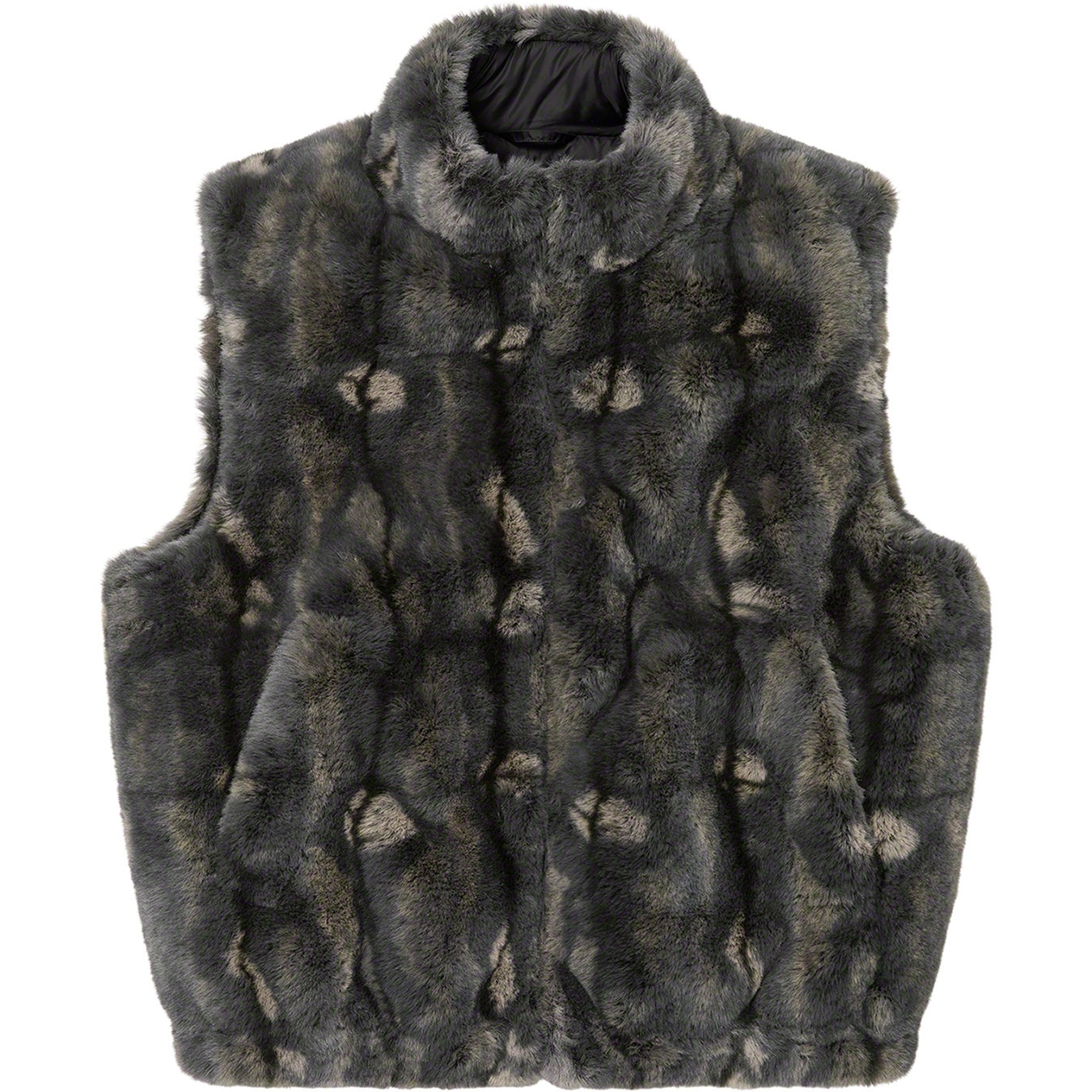 Faux Fur Hooded Vest view 14